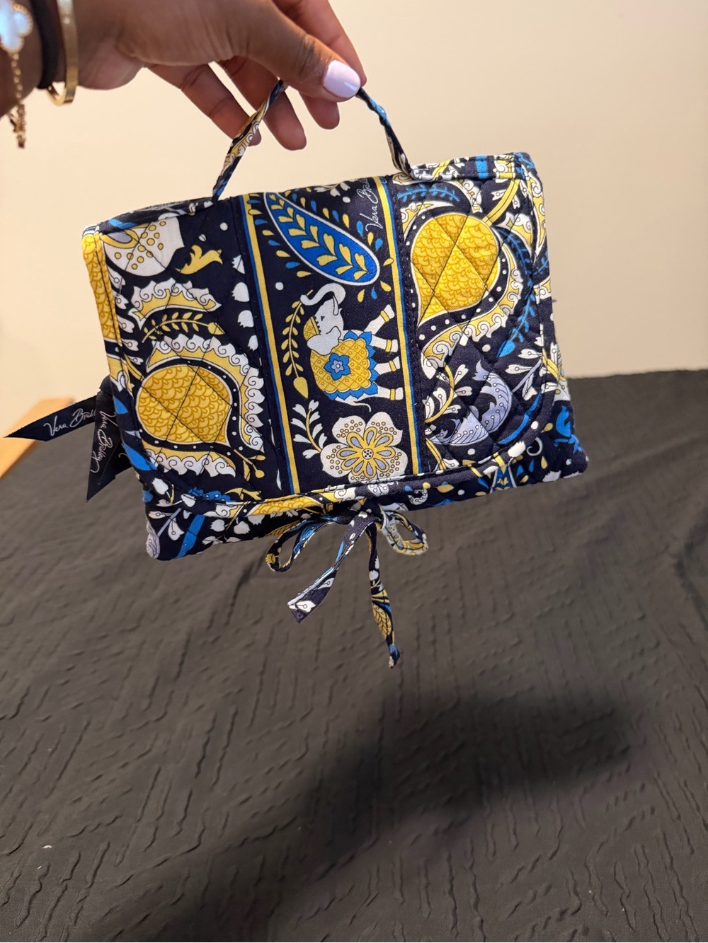 Vera Bradley Quilted Floral Travel Case